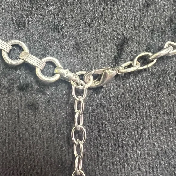 Bohemian Cowgirl Love Concho Silver Heart Pendant Necklace - Picture 8 of 15